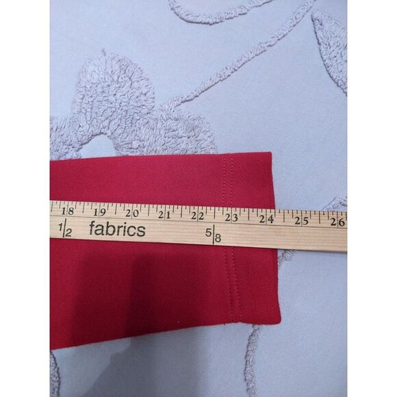 LAUREN RALPH LAUREN Red Jacket Velour Shawl Collar Toggle Closure L - Picture 11 of 12